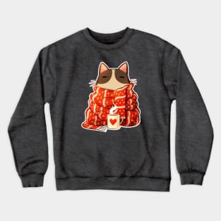 Cosy Cat Crewneck Sweatshirt